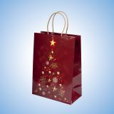 Коледна елха, бордо, L1-863, 24+12/33 см 0