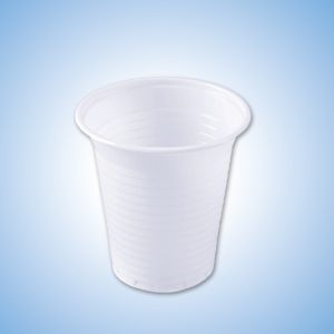 Пластмасова чаша 160 ml,  PP бяла 0
